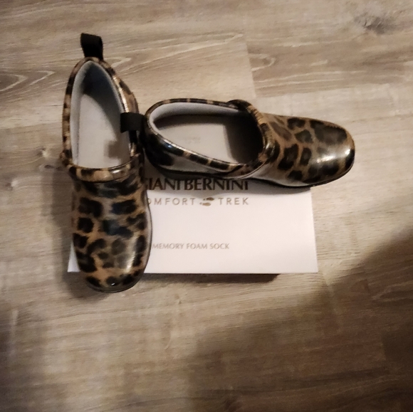 Gianni bernini  cavvell clogs  in leopard sz5 water resistance nonslip - Picture 2 of 8